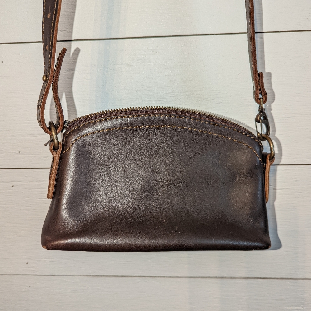 Love 41 Leather Cosmetic Bag/Purse